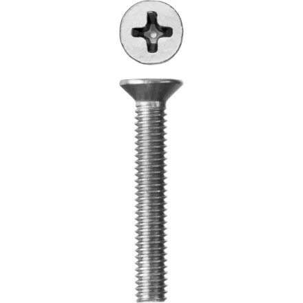 Винт ЗУБР &quot;МАСТЕР&quot; DIN 965, класс прочности 4.8, оцинкованный, M4x25мм, 5кг 303110-04-025 купить в Челябинске