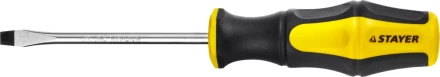 Отвертка STAYER &quot;MASTER&quot; &quot;HERCULES&quot;, Сr-V, противоскользящая рукоятка, SL6,0x100мм 25051-06-10_z02 купить в Челябинске