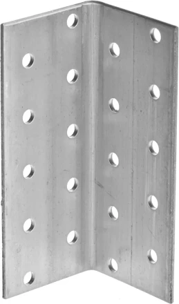 Крепежный угол ЗУБР &quot;МАСТЕР&quot; равносторонний, 100х40х40мм, 20шт 310205-100-040 купить в Челябинске