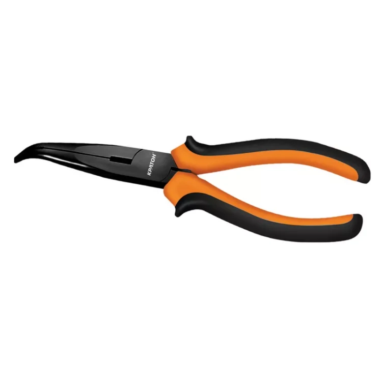Тонкогубцы  изогнутые Agressor CrV 150мм  Кратон 2 12 10 006 купить в Челябинске