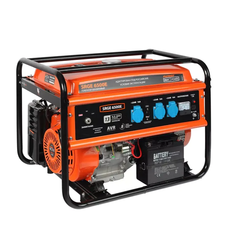 Бензогенератор Patriot Max Power SRGE-6500 E купить в Челябинске