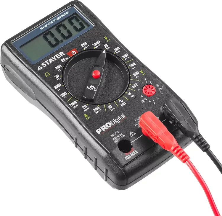 Мультиметр STAYER "PROFESSIONAL" PRODigital цифровой 45310 купить в Челябинске