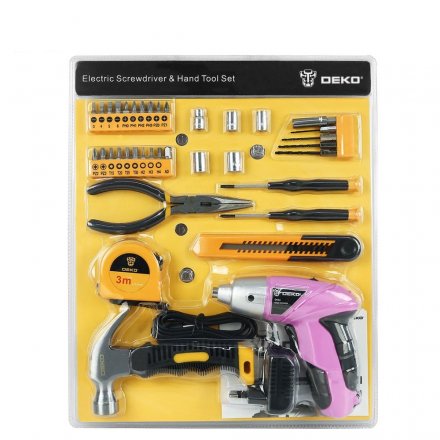 Отвертка аккумуляторная DEKO DKS4 и набор 36 Tools Kit, 063-4109 купить в Челябинске