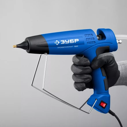 ЗУБР Профессионал 500, d11 мм, 35 г/мин, термоклеевой пистолет электрический (06859-11) купить в Челябинске
