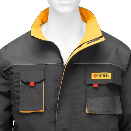 Куртка профессиональная рабочая, 65% полиэстер 35% хлопок, L// Denzel 90378 купить в Челябинске