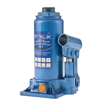 Домкрат гидравлический бутылочный 5 т h подъема 197–382 мм STELS 51097 купить в Челябинске