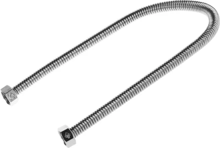 Подводка ЗУБР &quot;ЭКСПЕРТ&quot; сильфонная из нержавеющей стали, для воды, г/г (гайка-гайка), 1/2&quot;, 0,6м 51011-G/G-060 купить в Челябинске