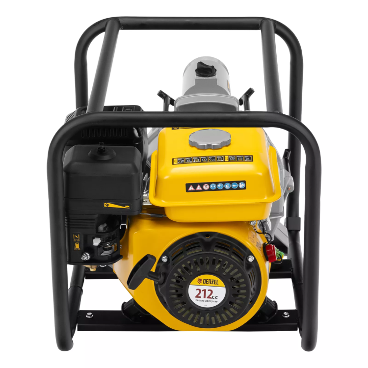 Мотопомпа бензиновая для грязной воды Denzel PX-80D7 99206, 7 л.с., 3", 1300 л/мин, глуб 8 м,напор 30 м купить в Челябинске