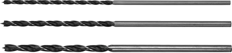 Набор сверл спиральных по дереву "Maxdrill", 3шт, 6-8-10x300мм, STAYER 2943-300-H3 2943-300-H3 купить в Челябинске