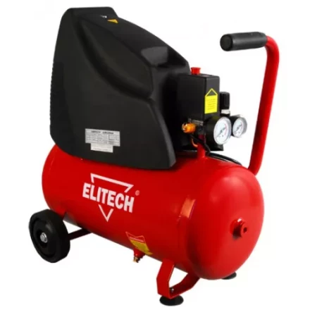 Компрессор безмасляный поршневой прямой привод Elitech КПБ 190/24+4К купить в Челябинске