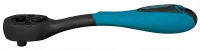 Ключ-трещотка 1/4" 72 зуба Comfort с быстрым сбросом CrV 2-х комп. рукоятка  Gross 14086