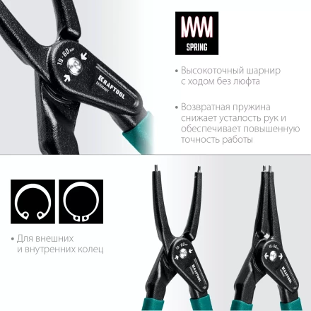 Съемник стопорных колец KRAFTOOL 22812-H4 купить в Челябинске