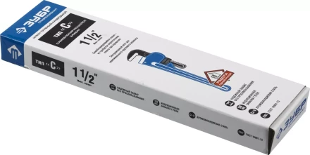 Ключ трубный разводной ЗУБР &quot;ПРОФЕССИОНАЛ&quot;, Сr-V, 300мм / 1,5&quot; 27339-1_z01 купить в Челябинске