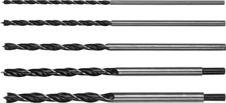 Набор сверл спиральных по дереву &quot;Maxdrill&quot;, 5шт, 6-8-10-12-14x300мм, STAYER 2943-300-H5 2943-300-H5 купить в Челябинске