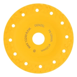 Чашка твёрдосплавная зачистная,125 мм, Плоская, крупное зерно #8// Denzel 72974