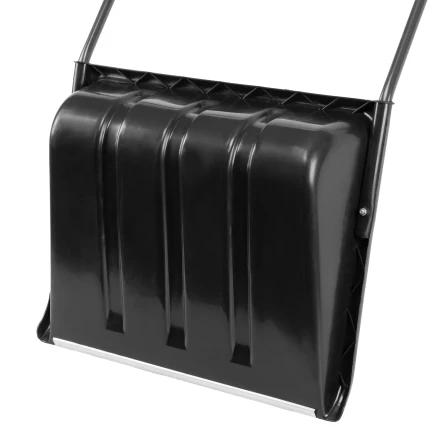 Движок для уборки снега пластиковый Сибртех, 570 х 470 х 1300 мм, стальная рукоятка, Россия, 615925 купить в Челябинске