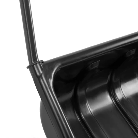 Движок для уборки снега пластиковый Сибртех, 570 х 470 х 1300 мм, стальная рукоятка, Россия, 615925 купить в Челябинске