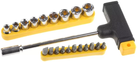 Набор: Отвертка Т-образная Maxfix с битами и торцовыми головками, 22-в-1, STAYER 2540-H20, 22 предмета 2540-H20 купить в Челябинске