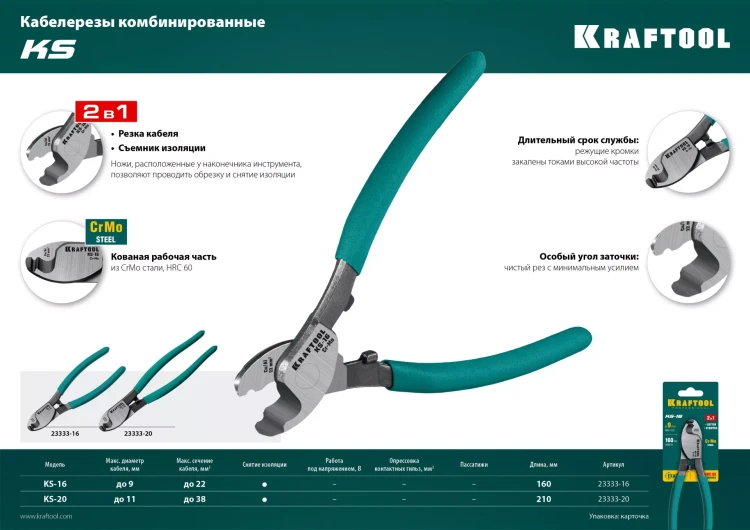 Кабелерез KS 23333-16 купить в Челябинске