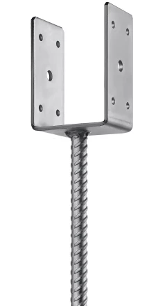 ЗУБР ОС-U, 81 x 120 x 60 мм, U-образное основание столба (310286-080) купить в Челябинске