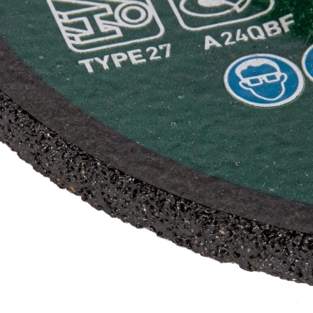 Круг шлифовальный по металлу Сибртех, 125 х 6 х 22.2 мм, 9%WA+75%A+16%B, 744007 купить в Челябинске