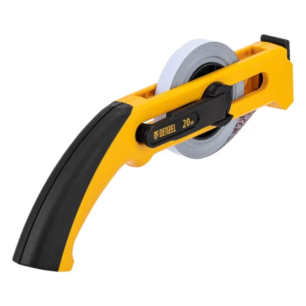 Рулетка геодезическая Denzel 20 м х 13 мм, открытый корпус, металлическая лента, 31490 купить в Челябинске