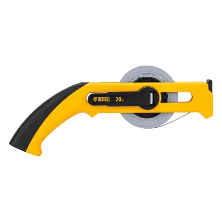 Рулетка геодезическая Denzel 20 м х 13 мм, открытый корпус, металлическая лента, 31490 купить в Челябинске