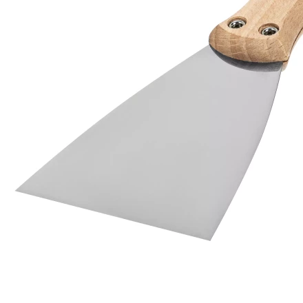 Шпательная лопатка из нержавеющей стали, 80 мм, буковая рукоятка, EFP Matrix 85615 купить в Челябинске