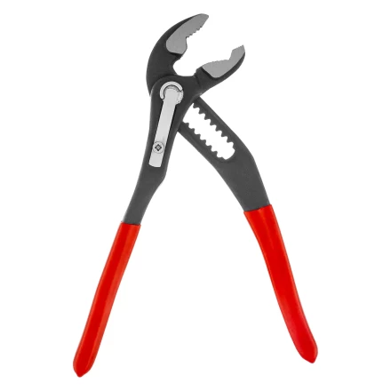 Клещи переставные 180 мм Matrix, кнопочный механизм, хром-ванадий, обливные рукоятки 17925 купить в Челябинске