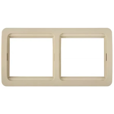 Панель СВЕТОЗАР &quot;ГАММА&quot; двойная горизонтальная, цвет бежевый SV-54146-B купить в Челябинске