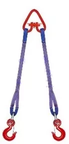 Строп текстильный двухветвевой 2СТ 8 т L=5 м SF7 180 мм Звено РТ-3 купить в Челябинске