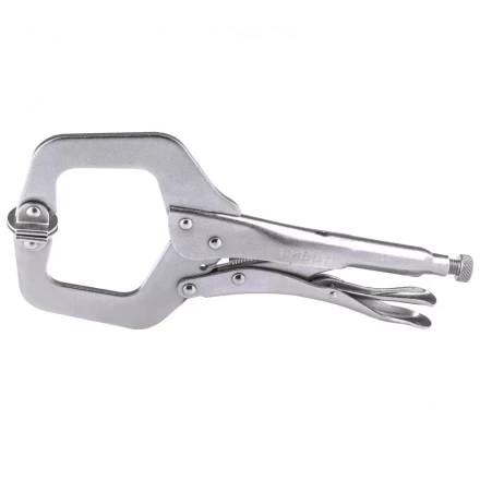 Зажим ручной увеличенный захват подвижные губки 270 мм Сибртех 18426 купить в Челябинске