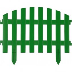 Забор декоративный GRINDA &quot;АР ДЕКО&quot;, 28x300см, зеленый 422203-G
