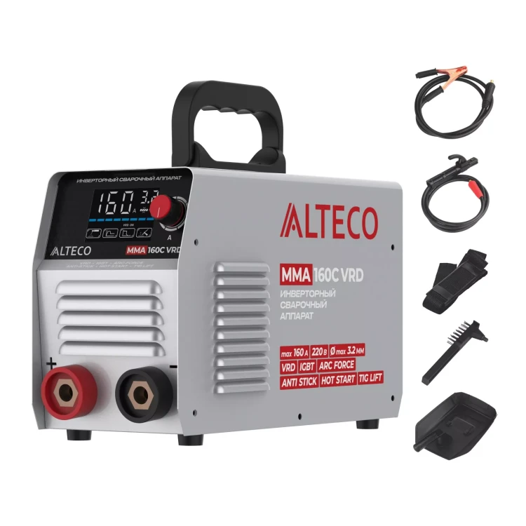 Инверторный сварочный аппарат ALTECO MMA 160C VRD 70220 купить в Челябинске