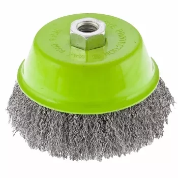 Щетка для УШМ 125 мм М14 &quot;чашка&quot; витая проволока СИБРТЕХ 746067 купить в Челябинске