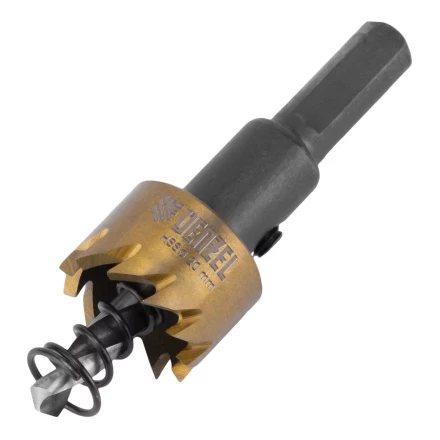 Коронка по металлу HSS, 20 мм, нитридтитановое покрытие Denzel 724101 купить в Челябинске