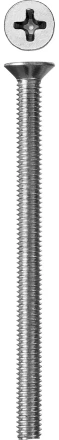 Винт ЗУБР &quot;МАСТЕР&quot; DIN 965, класс прочности 4.8, оцинкованный, M4x55мм, 5кг 303110-04-055 купить в Челябинске