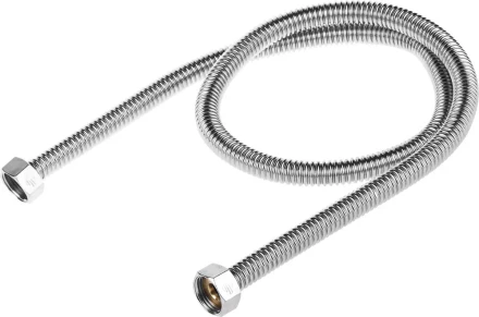 Подводка ЗУБР &quot;ЭКСПЕРТ&quot; сильфонная из нержавеющей стали, для воды, г/г (гайка-гайка), 1/2&quot;, 1,0м 51011-G/G-100 купить в Челябинске