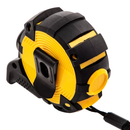 Рулетка Denzel 3м х 16мм, автоматич. фиксац., нейлон. покрытие, магнит. зацеп, двухстор. разметка, 31520 купить в Челябинске