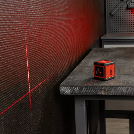 Лазерный уровень MTX XQB RED Basic SET, 10 м, красный луч, батарейки, резьба 1/4&quot; 35018 купить в Челябинске