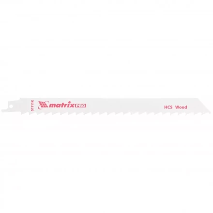 Полотна по дереву для сабельной пилы S1111K 200/8,5мм HCS 2 штуки  PRO Matrix 782012 купить в Челябинске