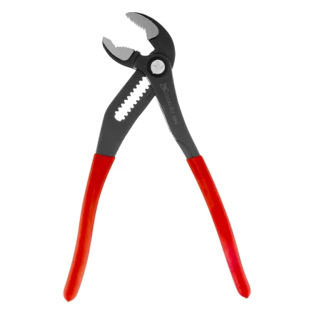 Клещи переставные 250 мм Matrix, кнопочный механизм, хром-ванадий, обливные рукоятки 17926 купить в Челябинске