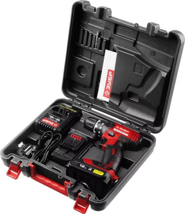 Дрель-шуруповерт 2 АКБ ДА-18-2-Ли КНМ2 серия МАСТЕР купить в Челябинске