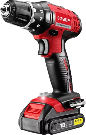 Дрель-шуруповерт 2 АКБ ДА-18-2-Ли КНМ2 серия МАСТЕР купить в Челябинске