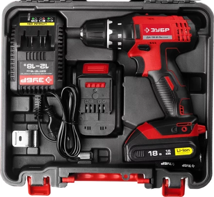 Дрель-шуруповерт 2 АКБ ДА-18-2-Ли КНМ2 серия МАСТЕР купить в Челябинске