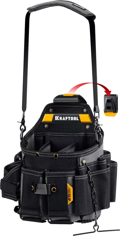 Поясная сумка электрика KRAFTOOL 38766 купить в Челябинске