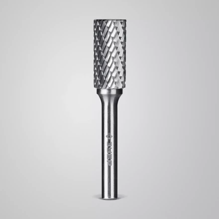 Зубр Твердосплавная борфреза B - цилиндр с торцевыми зубьями, 12 х 25 мм (28801-12-25) купить в Челябинске