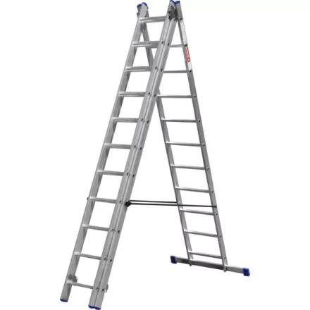 Лестница ЗУБР универсальная, трехсекционная со стабилизатором, 11 ступеней 38831-11 купить в Челябинске