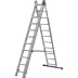 Лестница ЗУБР универсальная, трехсекционная со стабилизатором, 11 ступеней 38831-11 купить в Челябинске