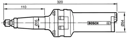 Шлифмашина BOSCH ПШМ пневматическая купить в Челябинске